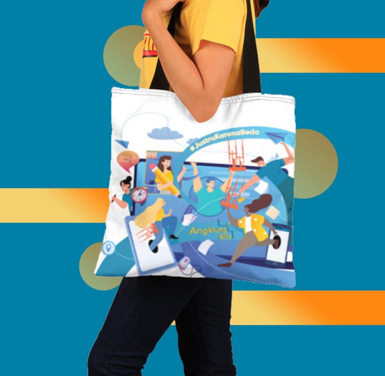 Souvenir Tas Biru